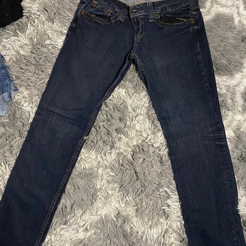 Dark Blue Denim Jeans